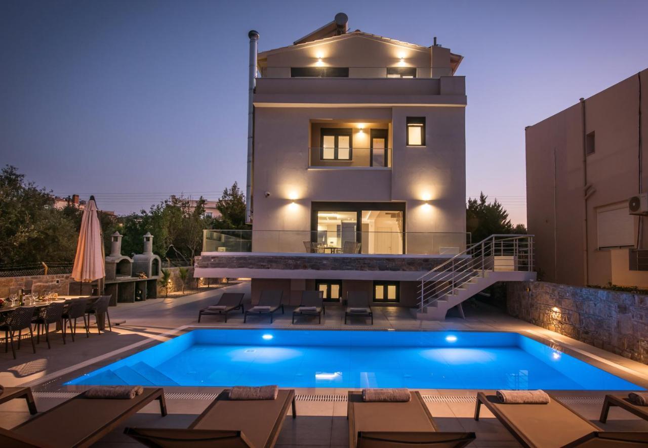 Luxury Villa Marelina Limenas Chersonisou Exterior foto